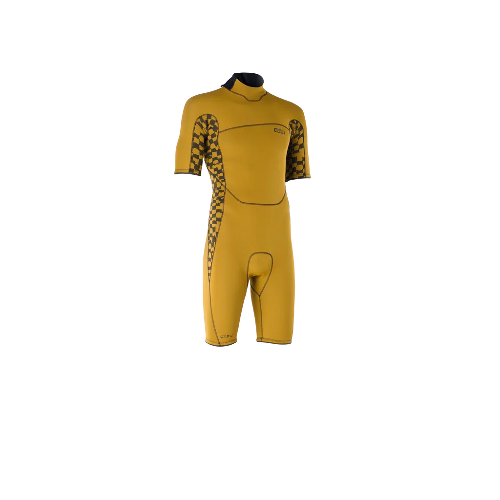 IOW-Wetsuit Seek Core 2/2 Shorty SS Back Zip men - Yellow