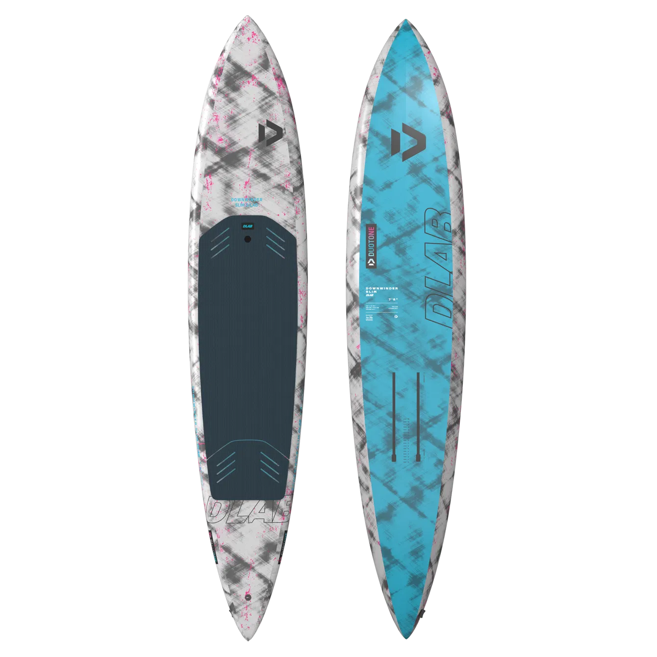 DTF-Foilboard Downwinder Slim D/LAB - Grey