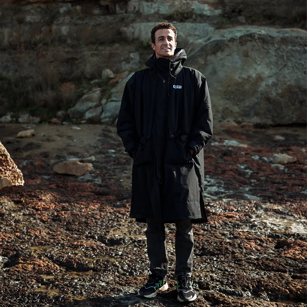 IOW-Water Jacket Storm Coat unisex - Black
